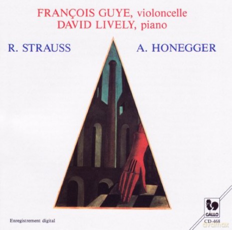 Arthur Honegger Strauss: Sonates Pour Violoncelle Et Piano [CD]