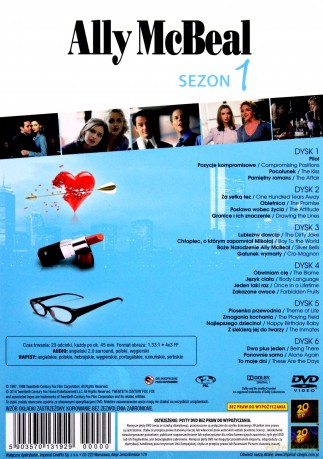 Ally McBeal sezon 1 [BOX] [6DVD]