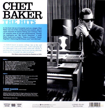 Chet Baker: The Hits (Deluxe Edition) [Winyl]