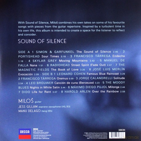Milos Karadaglic: The Sound Of Silence [Winyl]