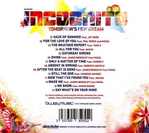 Incognito: Tomorrow's New Dream [CD]