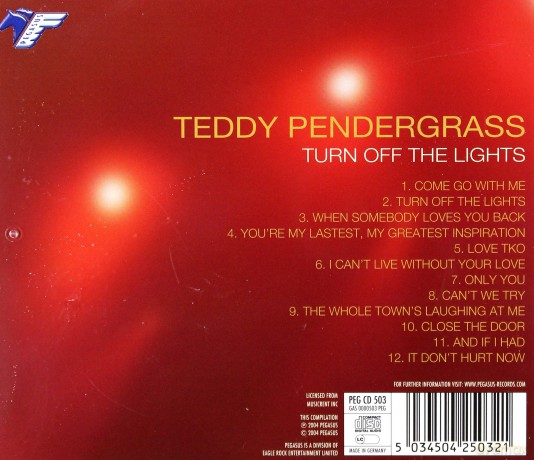 Teddy Pendergrass: Turn Off The Light [CD]