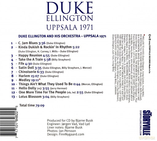 Duke Ellington: Uppsala (digipack) [CD]