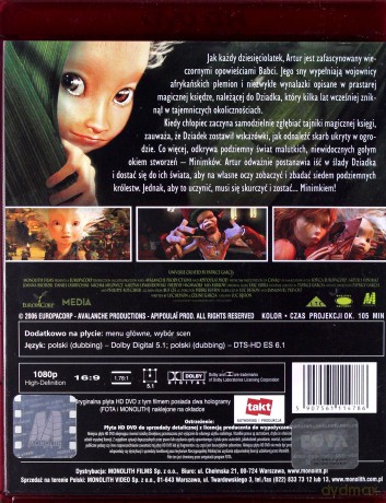 Artur i Minimki [HD-DVD]