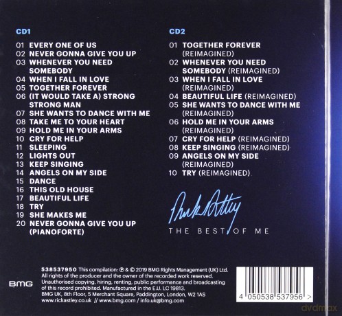 Rick Astley: The Best Of Me (Deluxe) [2CD]