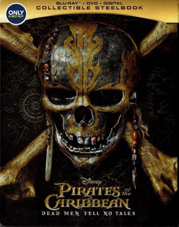 Pirates of the Caribbean: Dead Men Tell No Tales (Piraci z Karaibów: Zemsta Salazara) (steelbook) [Blu-Ray]+[DVD]