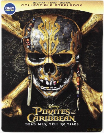 Pirates of the Caribbean: Dead Men Tell No Tales (Piraci z Karaibów: Zemsta Salazara) (steelbook) [Blu-Ray]+[DVD]