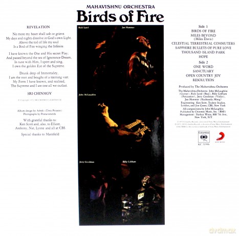 Mahavishnu Orchestra: Birds Of Fire [Winyl]