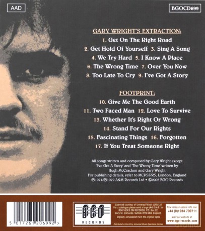 Gary Wright: Extraction Footprint [CD]