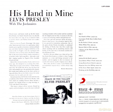 Elvis Presley: His Hand In Mine [Winyl]