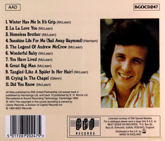 Don Mclean: Homeless Brother [CD]