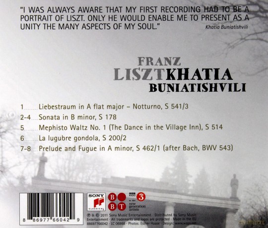 Khatia Buniatishvili: Franz Liszt  [CD]