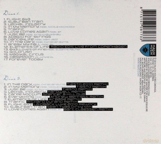 Tiesto: Magikal Journey - The Hits Collection 1998-2008 [2CD]