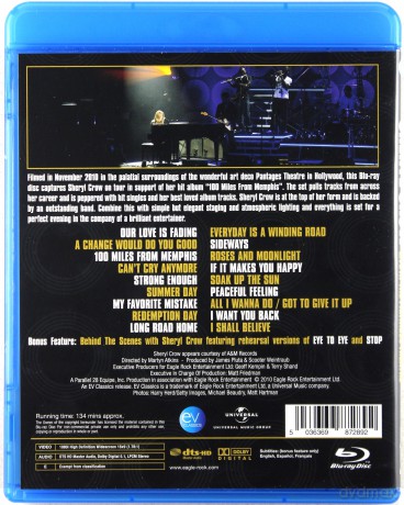 Sheryl Crow: Miles From Memphis [Blu-Ray]