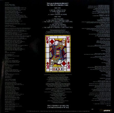 Alan Parsons Project: The Turn Of A Friendly Card [Winyl]