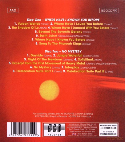 Return To Forever: Where Have I Known You [2CD]