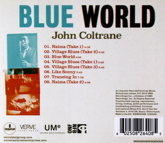 John Coltrane: Blue World (PL) [CD]