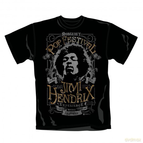 Jimi Hendrix: Concert, Black (M) [T-SHIRT]