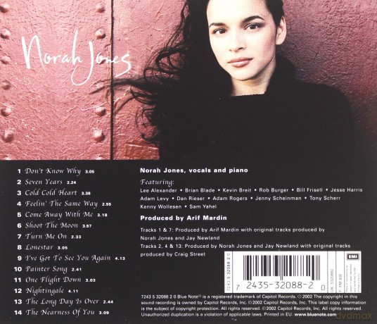 Norah Jones: Come Away With Me [CD]