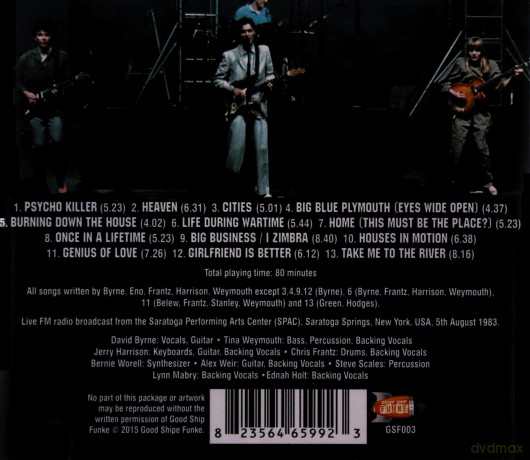 Talking Heads: Saratoga Psycho [CD]