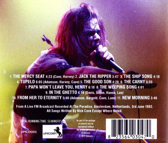 Nick Cave: Songs From A Diary [CD]