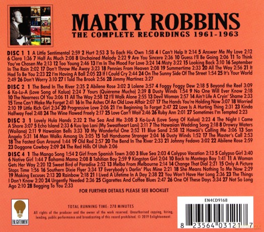 Marty Robbins: The Complete Recordings: 1961-1963 [4CD]