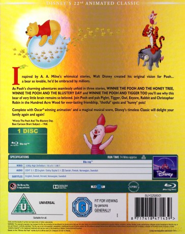Many Adventures of Winnie the Pooh (Przygody Kubusia Puchatka) (Disney) [Blu-Ray]