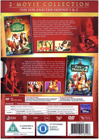 The Fox and The Hound 1-2 (Lis i pies) (Disney) [DVD]