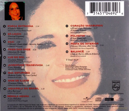 Gal Costa: Minha Historia [CD]