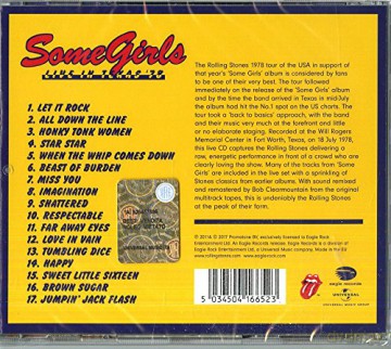 Rolling Stones: Some Girls: Live In Texas '78 [CD]