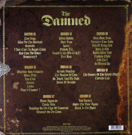 The Damned: Black Is The Night: The Definitive Anthology [4xWinyl]
