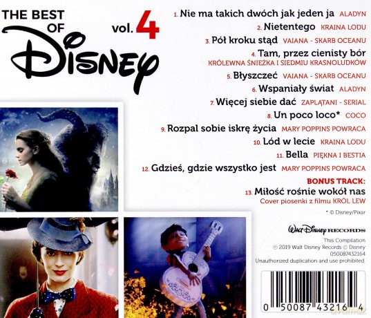 The Best Of Disney Vol. 4 [CD]