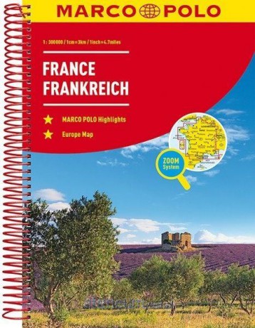 Atlas ZOOM System. Francja 1:300 000 [KSIĄŻKA]