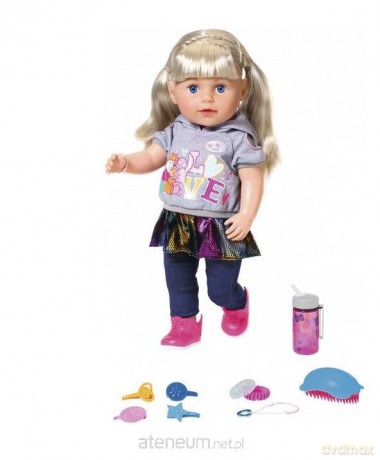 Baby Born - Lalka interaktywna siostrzyczka blond