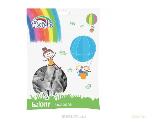Balony Metal 12 srebrny (100 szt)