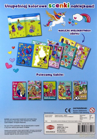 Barbie. Dreamtopia. Scenki z naklejkami [KSIĄŻKA]