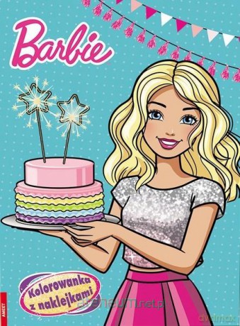 Barbie. Kolorowanka z naklejkami [KSIĄŻKA]