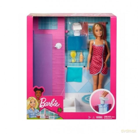 Barbie. Lalka pod prysznicem