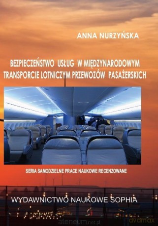 Bezpieczeństwo usług w międzynarodowym - Anna Nurzyńska [KSIĄŻKA]