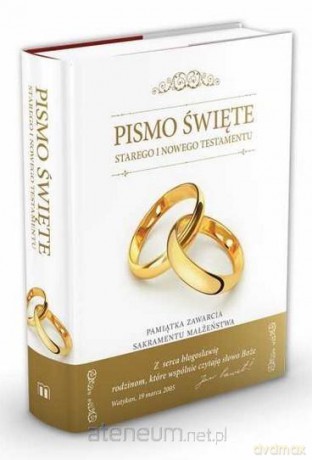 Biblia domowa - Pamiątka Sakramentu Małżeństwa [KSIĄŻKA]