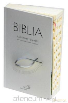 Biblia z rybką (szara z paginatorami) [KSIĄŻKA]