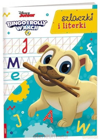 Bingo i Rolly w akcji. Szlaczki i literki [KSIĄŻKA]