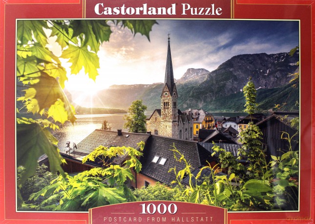 CASTORLAND 1000 el. Pocztówka z Hellstatt [PUZZLE]