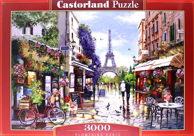 CASTORLAND 3000 el. Kwitnący Paryż / Fowering Paris [PUZZLE]
