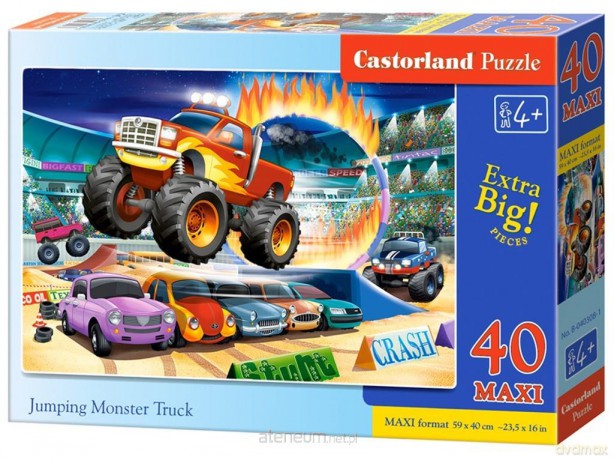 CASTORLAND 40 el. maxi - Jumping Monster Truck [PUZZLE]