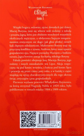 Chłopi (Tom 1-2) - Władysław Stanisław Reymont [KSIĄŻKA]