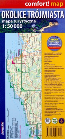 Comfort! map Okolice Trójmiasta 1:50 000 mapa