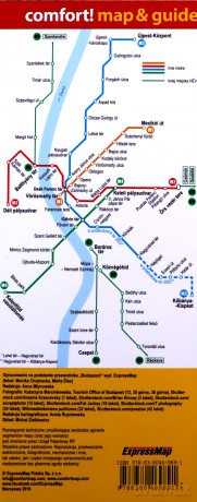 Comfort! map&guide Budapeszt 2w1 mapa