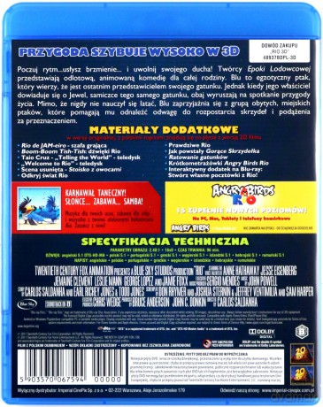 Rio 3D [Blu-Ray 3D]+[Blu-Ray]