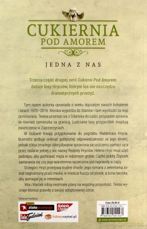 Cukiernia Pod Amorem. Jedna z nas - Małgorzata Gutowska-Adamczyk [KSIĄŻKA]